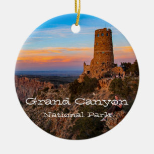 Grand Canyon Desert Tower Keramik Ornament