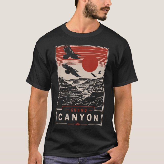 Grand Canyon - futuristischer urbaner Look T-Shirt (Vorderseite)