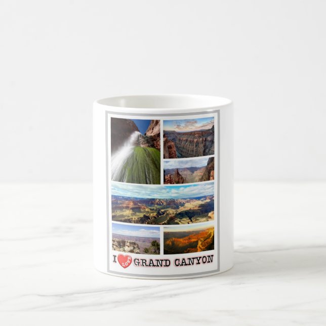 Grand Canyon - I Liebe - USA - Kaffeetasse (Mittel)
