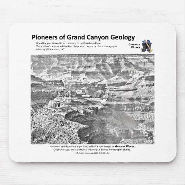 Grand Canyon II - Geologie-Pioniere Mousepad (Vorne)