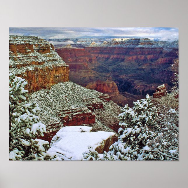 Grand Canyon im Winter Poster (Vorne)
