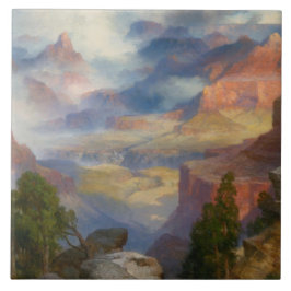 Grand Canyon in Mist (von Thomas Moran) Fliese