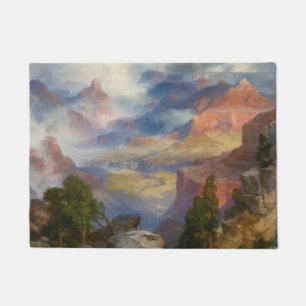 Grand Canyon in Mist (von Thomas Moran) Fußmatte