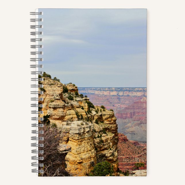 Grand Canyon Klippenseite Wüstenblick Drive Notizbuch (Vorderseite)