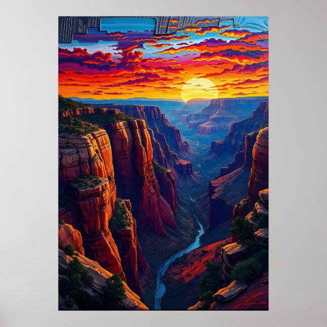 Grand Canyon Landscape Poster (Vorne)