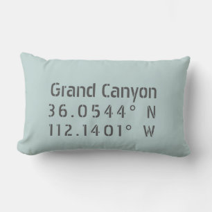 Grand Canyon Latitude Longitude Lendenkissen