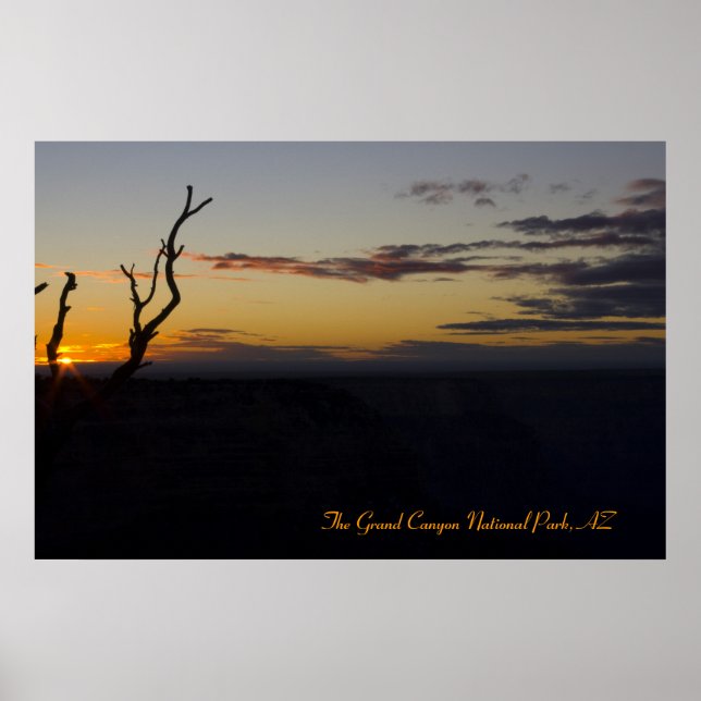 Grand Canyon Magical Sunset Poster (Vorne)