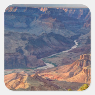 Grand Canyon National Park, Ariz Quadratischer Aufkleber