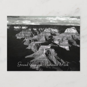 Grand Canyon National Park Black and White Post Postkarte