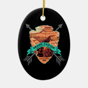 GRAND CANYON NATIONAL PARK COLLECTOR HOLIDAY KERAMIK ORNAMENT