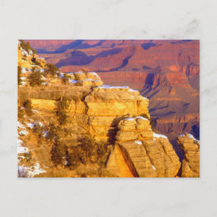 Grand Canyon National Park im Winter Postkarte