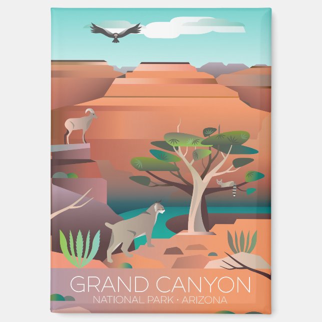 Grand Canyon National Park Kühlschrank Magnet (Vorderseite)