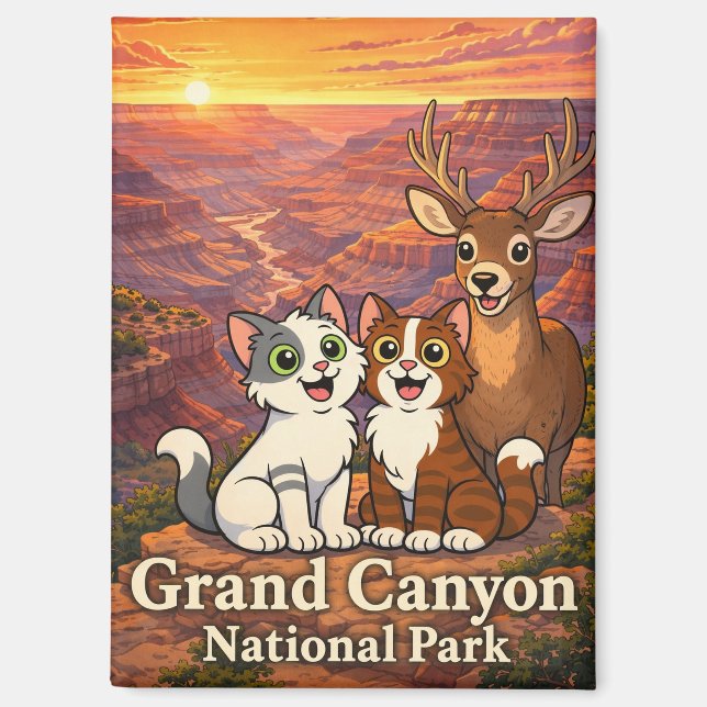 Grand Canyon National Park Magnet (Vorderseite)