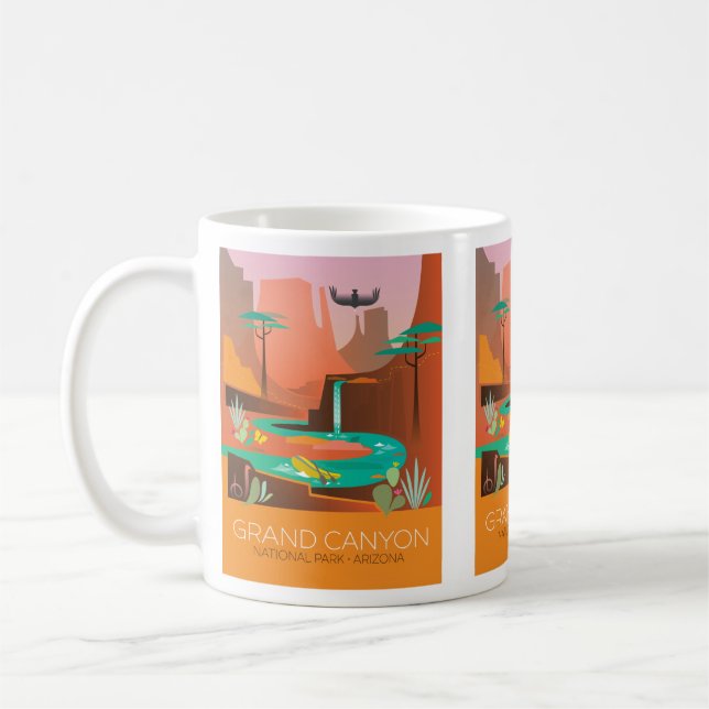 Grand Canyon National Park Mug Kaffeetasse (Links)