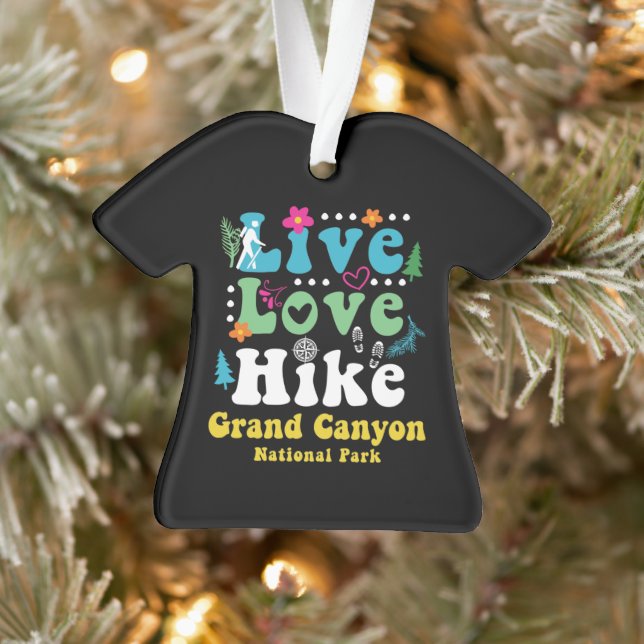 GRAND CANYON NATIONAL PARK RETRO 60er 70er HIKA Ornament (Baum)