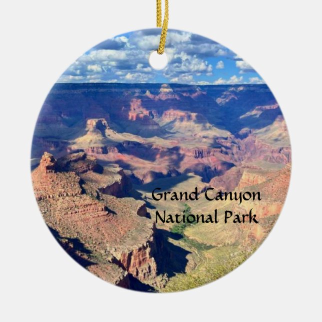 Grand Canyon National Park South Rim Keramik Ornament (Vorne)