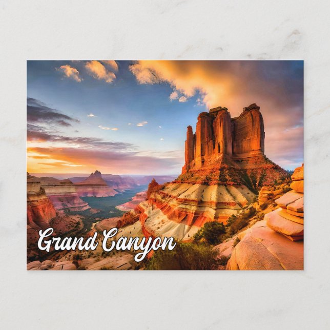 Grand Canyon National Park, Vereinigte Staaten Postkarte (Vorderseite)