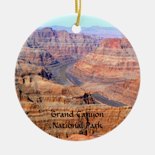 Grand Canyon National Park West Rim Keramik Ornament (Vorne)