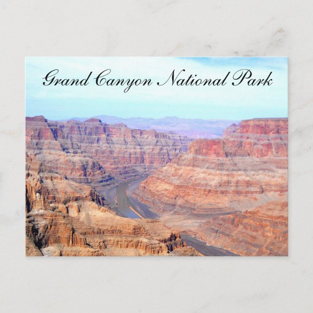 Grand Canyon National Park West Rim Postkarte (Vorderseite)