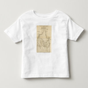 Grand Canyon nationale ParkPanoramic Karte Kleinkind T-shirt