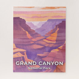 Grand Canyon Nationalpark Aquarell Reise Kunst Puzzle