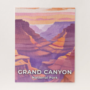 Grand Canyon Nationalpark Aquarell Reise Kunst Puzzle