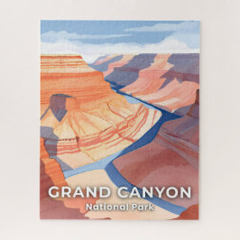 Grand Canyon Nationalpark Aquarell Reise Puzzle