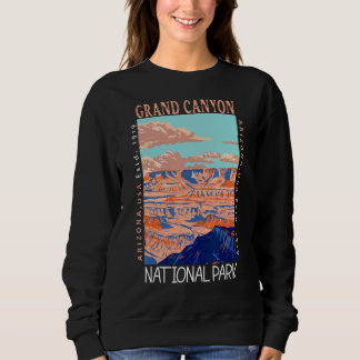 Grand Canyon Nationalpark Arizona Distressed Vint Sweatshirt