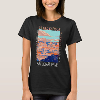 Grand Canyon Nationalpark Arizona Distressed Vint T-Shirt