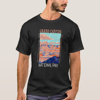 Grand Canyon Nationalpark Arizona Distressed Vint T-Shirt