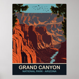 Grand Canyon, Nationalpark, Arizona, Reisen Poster