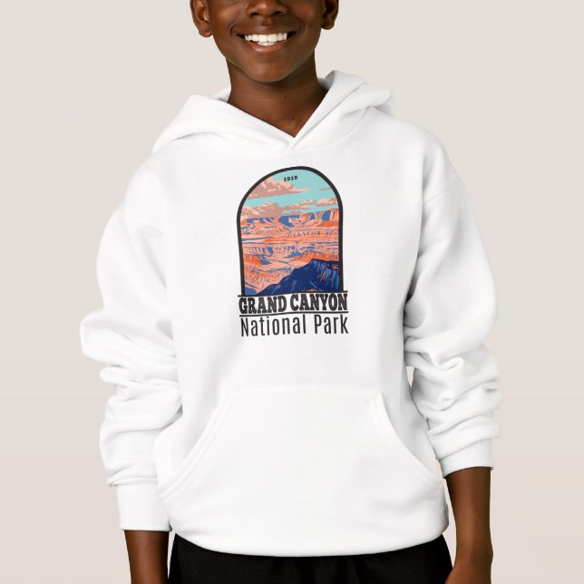 Grand Canyon Nationalpark Arizona Vintag Hoodie (Vorderseite)