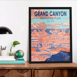 Grand Canyon Nationalpark Arizona Vintag Poster