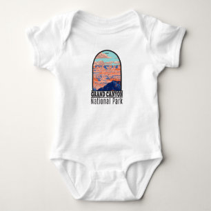 Grand Canyon Nationalpark Arizona Vintage Baby Strampler
