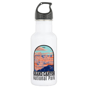 Grand Canyon Nationalpark Arizona Vintage Edelstahlflasche