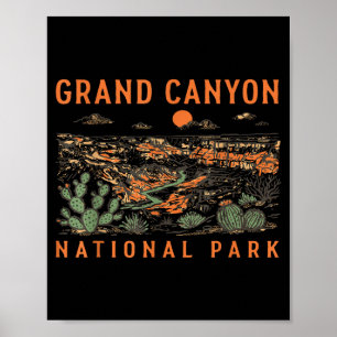 Grand Canyon Nationalpark Arizona Vintage Natur Poster