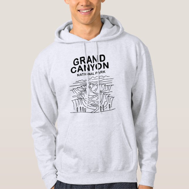 Grand Canyon Nationalpark Art Hoodie (Vorderseite)