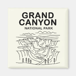 Grand Canyon Nationalpark Art Magnet