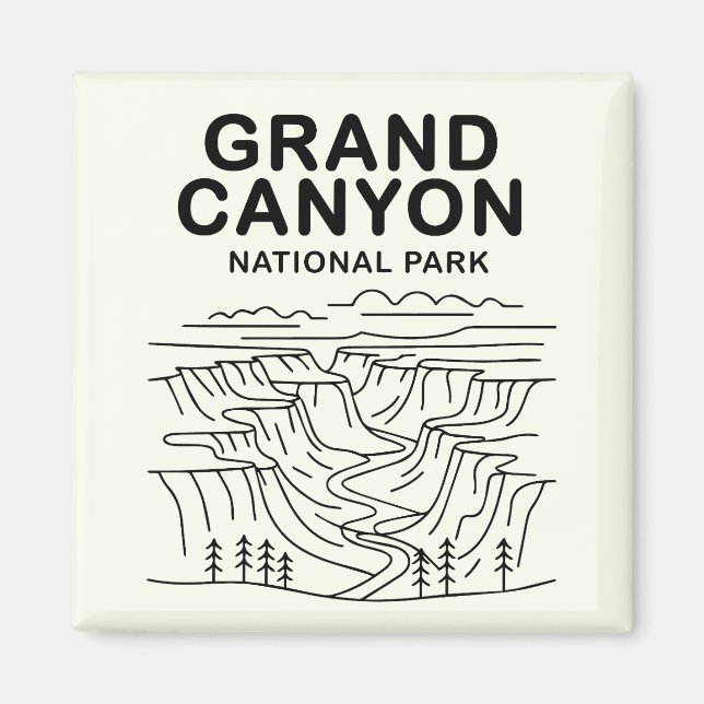 Grand Canyon Nationalpark Art Magnet (Vorne)