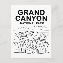 Grand Canyon Nationalpark Art Postkarte