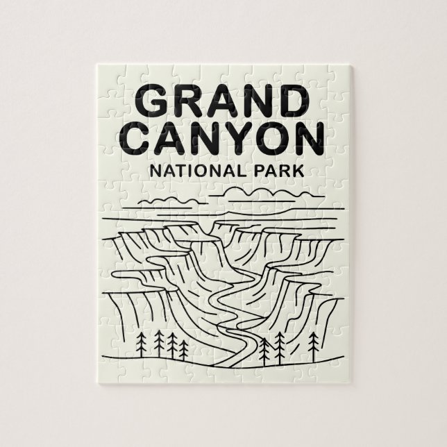 Grand Canyon Nationalpark Art Puzzle (Vertikal)