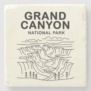 Grand Canyon Nationalpark Art Steinuntersetzer