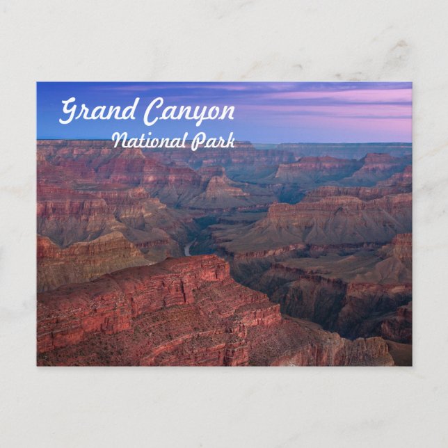 Grand Canyon Nationalpark bei Sunrise Postkarte (Vorderseite)