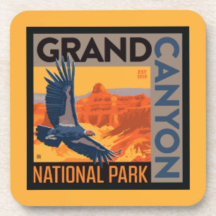 Grand Canyon Nationalpark Condors Getränkeuntersetzer