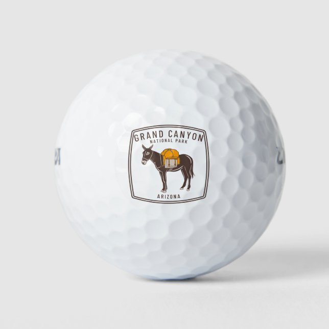 Grand Canyon Nationalpark Donkey Golfball (Vorderseite)