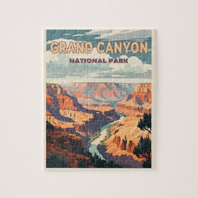 Grand Canyon Nationalpark - Ein Naturwunder Puzzle (Vertikal)