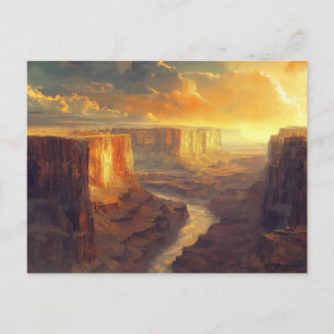Grand Canyon Nationalpark-Feiertags-Retrospektive Feiertagspostkarte