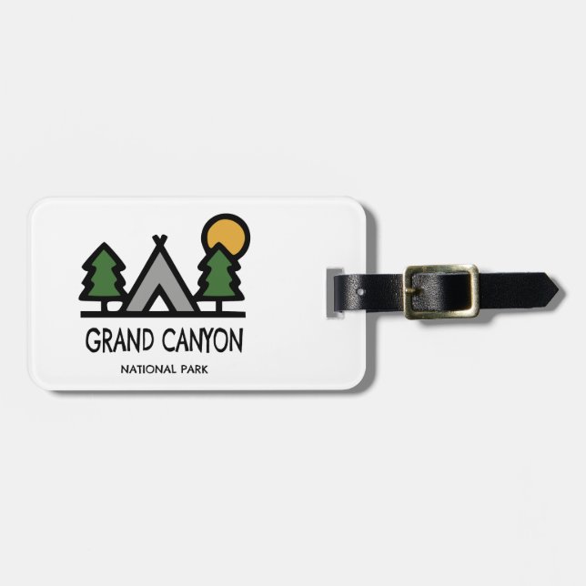 Grand Canyon Nationalpark Gepäckanhänger (Vorderseite horizontal)