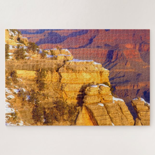 Grand Canyon Nationalpark im Winter Puzzle (Horizontal)