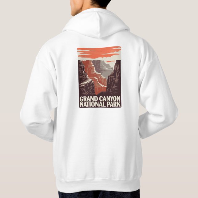 Grand Canyon Nationalpark Landschaft Hoodie (Rückseite)